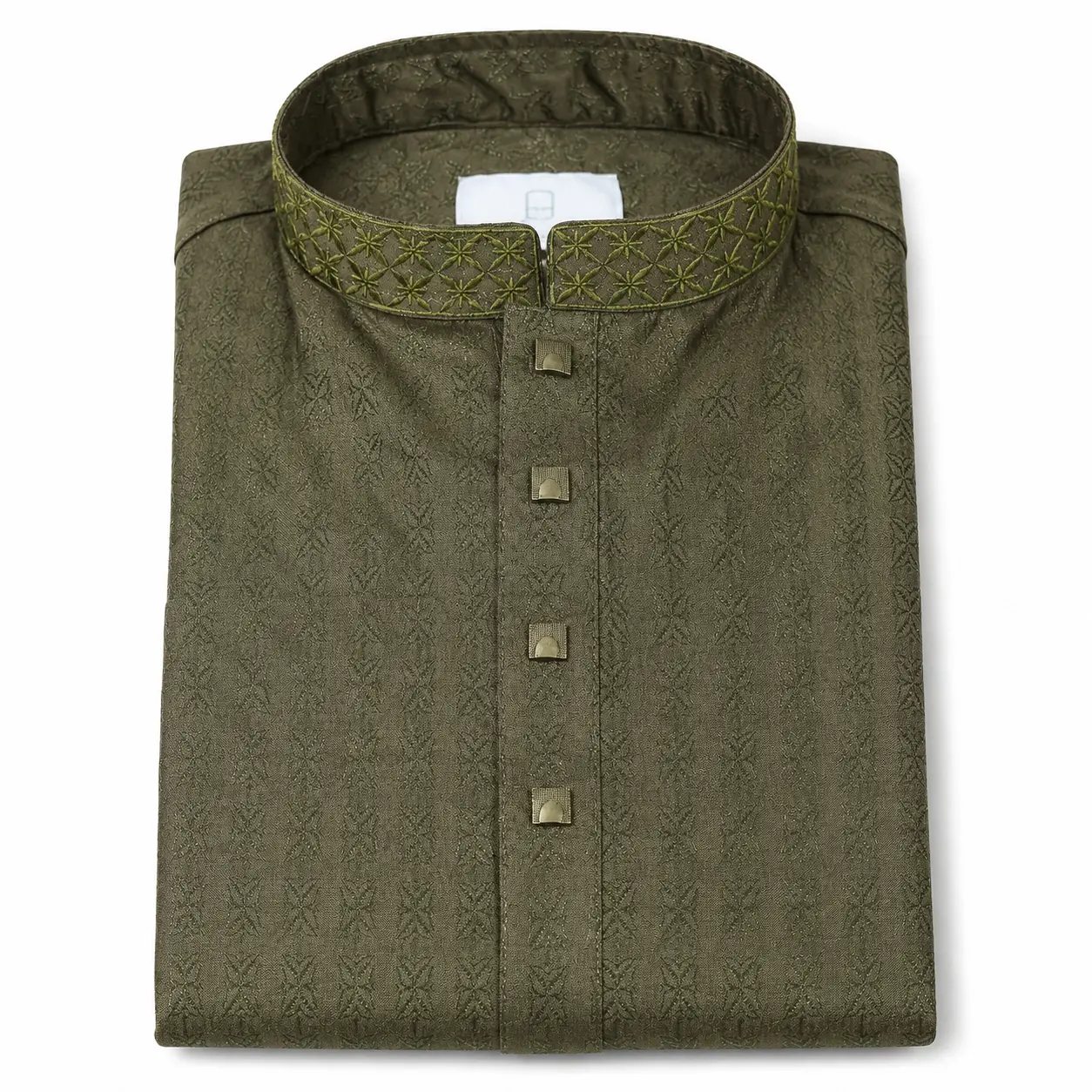 Elegant Premium Olive Panjabi